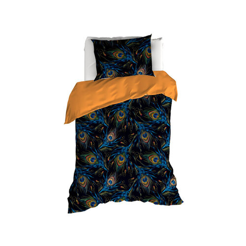 De Witte Lietaer Dekbedovertrek Peafowl Thai Curry - Katoen Satijn