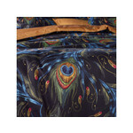 De Witte Lietaer Dekbedovertrek Peafowl Thai Curry - Katoen Satijn