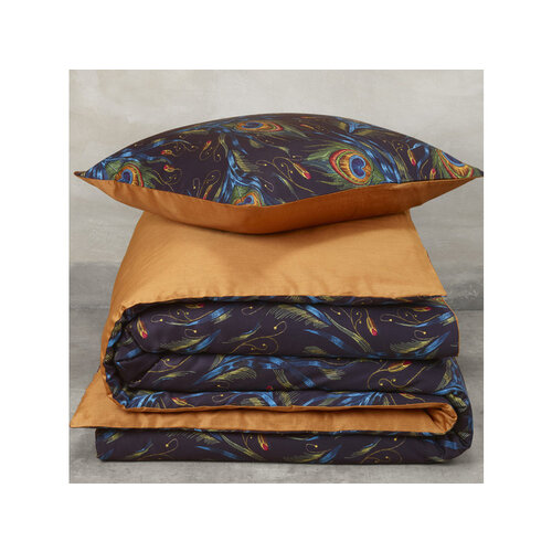 De Witte Lietaer Dekbedovertrek Peafowl Thai Curry - Katoen Satijn