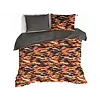 De Witte Lietaer Dekbedovertrek Rothko Orange Rust -  Katoen Flanel