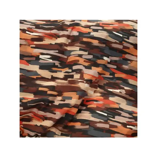 De Witte Lietaer Dekbedovertrek Rothko Orange Rust -  Katoen Flanel