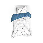 De Witte Lietaer Dekbedovertrek  Hiroshi Blue Horizon - Katoen Perkal