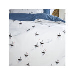 De Witte Lietaer Dekbedovertrek  Hiroshi Blue Horizon - Katoen Perkal