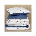 De Witte Lietaer Dekbedovertrek  Hiroshi Blue Horizon - Katoen Perkal