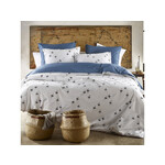 De Witte Lietaer Dekbedovertrek  Hiroshi Blue Horizon - Katoen Perkal