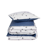 De Witte Lietaer Dekbedovertrek  Hiroshi Blue Horizon - Katoen Perkal