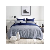 De Witte Lietaer Dekbedovertrek Katoen Satijn Eloise Blauw