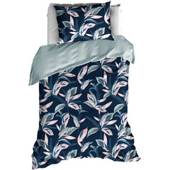 De Witte Lietaer Dekbedovertrek Katoen Mowgli Blauw
