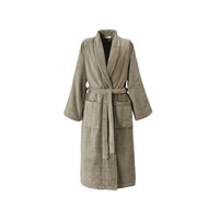 De Witte Lietaer Badjas Etrusk Taupe Unisex Katoen