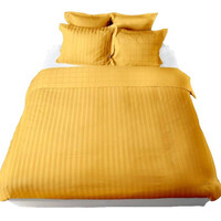 De Witte Lietaer Dekbedovertrek Katoen Satijn, Zygo Ochre