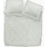 Sleeptime Dekbedovertrek Velvet Ruffles White