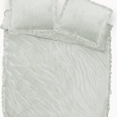 Sleeptime Dekbedovertrek Velvet Ruffles White
