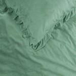 Sleeptime Dekbedovertrek Velvet Ruffles Green
