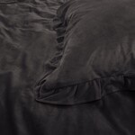 Sleeptime Dekbedovertrek Velvet Ruffles Black