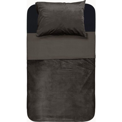 Sleeptime Dekbedovertrek Velvet Piping Taupe