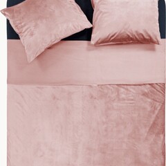 Sleeptime Dekbedovertrek Velvet Piping Pink