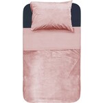 Sleeptime Dekbedovertrek Velvet Piping Pink