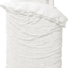 Sleeptime Dekbedovertrek Teddy Wit - Teddy zacht