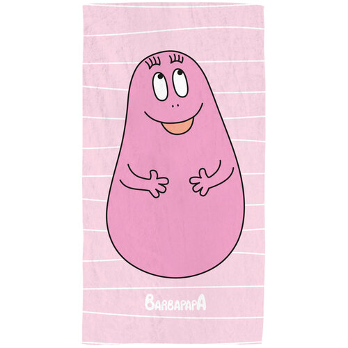 Barbapapa Strandlaken, Pink - 70 x 120 cm - Katoen