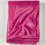 De Witte Lietaer Fleece deken Snuggly Cerise - 150 x 200 cm - Roze