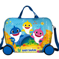Baby Shark Reiskoffer - 40 x 32 x 20 cm - Blauw