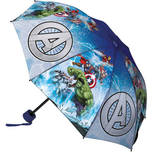 Marvel Avengers Paraplu Compact Battle - Rond 90 x 24 / 55 cm - Polyester