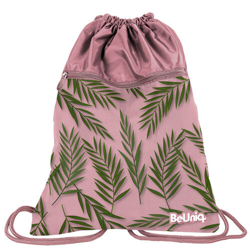 BeUniq Gymbag Palm 47 x 37 cm Roze