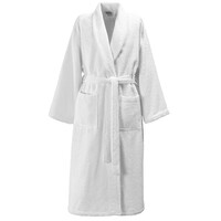 De Witte Lietaer Badjas Etrusk Wit  Unisex Katoen