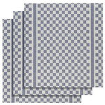 De Witte Lietaer 2 Pack Theedoek Groom-A 2x3 stuks 65 x 70 cm Katoen Donkerblauw