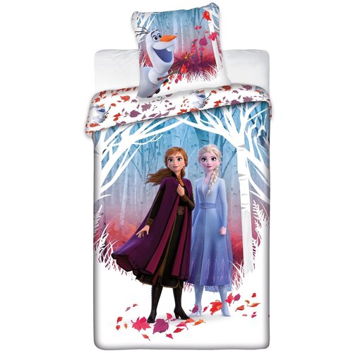 Disney Frozen Dekbedovertrek Forest Eenpersoons 140 x 200 cm Polyester