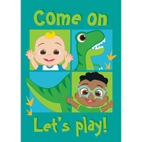 Cocomelon Fleece Deken, Let's Play - 100 x 150 cm - Polyester