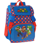 Super Mario Rugzak, Mushroom Kingdom - 42 x 31 x 11 (+9) cm - Polyester