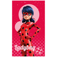 Miraculous Supergirl Strandlaken 70 x 120 cm Rood