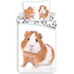 Animal Pictures Cavia Dekbedovertrek (Let op - Met extra grote sloop 70x90cm) Wit