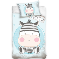 Animal Pictures BABY Dekbedovertrek Nijlpaard - 100 x 135 cm - Katoen