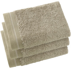 De Witte Lietaer Gastendoekjes Taupe Contessa 40 x 60 cm 3 stuks Katoen