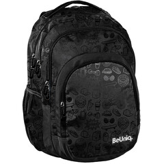 BeUniq Rugzak Drawings 49 x 33 x 20 cm Zwart