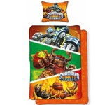 Skylanders Giants - Dekbedovertrek - Eenpersoons - 140 x 200 cm - Oranje