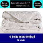 NoLizzz® Hotel Dekbed 4 Seizoenen - 15% Dons- Klasse 3+4 -  Per 10 Stuks