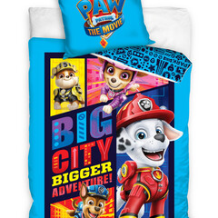 Paw Patrol Dekbedovertrek Big City - Eenpersoons - 140 x 200 cm + 65 x 65 cm - Katoen