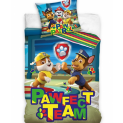 Paw Patrol Dekbedovertrek Pawfect Team (Let op - Met extra grote sloop 70x90cm) Katoen