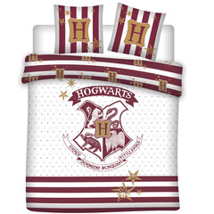 Harry Potter Dekbedovertrek Hogwarts Lits Jumeaux 240 x 220 cm Wit