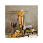 De Witte Lietaer Fleece deken Golden Yellow 150 x 200 cm Geel