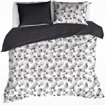 De Witte Lietaer Dekbedovertrek Katoen Aileen - Zwart