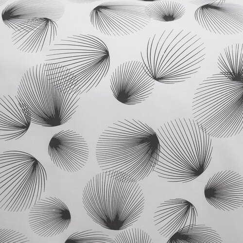 De Witte Lietaer Dekbedovertrek Katoen Aileen - Zwart