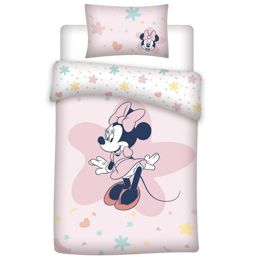 Disney Minnie Mouse BABY Dekbedovertrek, Sweet -140 x 100 cm - Katoen