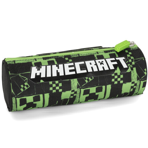 Minecraft Etui Rond, Build - 22 x 8 cm - Polyester