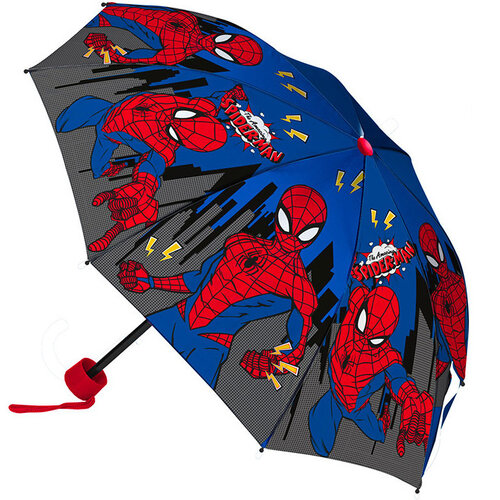 Spiderman Paraplu, Power Rond 90 x 24/55 cm - Polyester