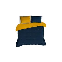 De Witte Lietaer Dekbedovertrek Katoen Satijn Rex indigo