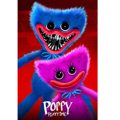 Poppy Playtime Fleece deken Huggy Kissy - 130 x 170 cm - Polyester